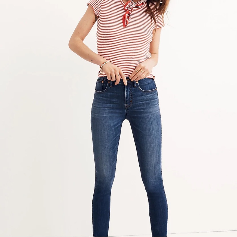 Women’s Madewell skinny jeans, size 26.